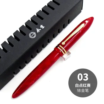 Clássico ornamentado Yong Sheng 626 Boutique celulóide caneta-tinteiro iridium nib 0,5 mm Frete Grátis
