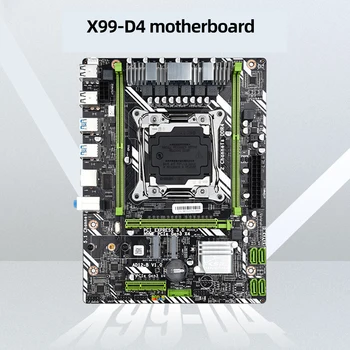 X99-D4 placa-Mãe M-ATX LGA2011 V3/V4 PC Placa Principal Suporte NVME M. 2/M. 2 wi-FI/PCI-E 4X de Interface 8-pin Alimentação 24 pinos Interface