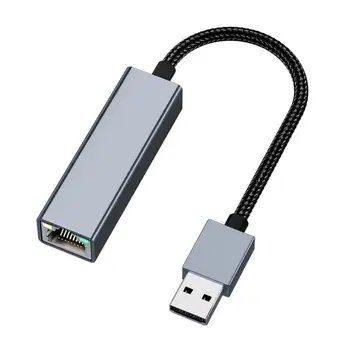 Adaptador de Rede USB Portátil do Adaptador Ethernet USB Para o Portátil Conexão de Rede Rápida Ethernet USB Adaptador Wireless Para