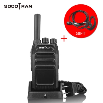 SOCOTRAN SC-508 UHF 400-470MHz mini-Duas vias de Rádio scrambler VOX mão walkie talkie rádio com a Tocha + Fone