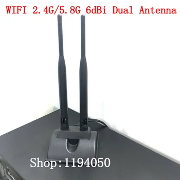 Dupla 2 Alto-Ganho de wi-Fi De 2,4 G/5.8 G 6dBi Dual Band Antena Omnidirecional 6DB