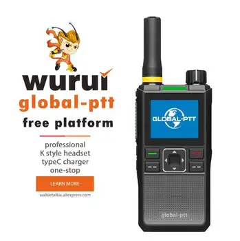 global-ppf global walkie talkie Wurui G2 POC comutador de rádio, rádios de longo alcance telefones profissional de rádio de Duas vias polícia internet