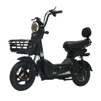 48V 24A Motocicleta Elétrica Adulta E-scooter Bateria de Lítio Inflável de Absorção de Choque de Pneus de Alta Gama