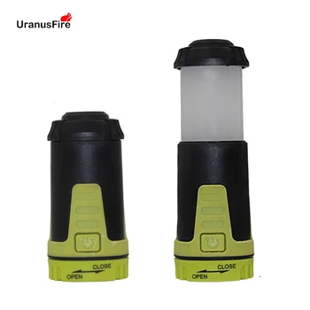 LED Lanterna Portátil Mini Dobrável Tenda da Lâmpada 3 modos Magnético Lanterna Impermeável Exterior de Campismo luz Alimentado Por 3*AAA