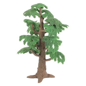 Modelo de árvore de Pequeno Pinheiro e Cipreste Estatueta Foto Prop Layout Floresta Trem Paisagem Decoração para Crianças Grandes