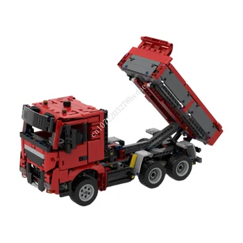 1032PCS de Alta Tecnologia Mecânica MOC Man TGX descarga de Caminhão Fora de Estrada do Veículo Caminhão Modelo de Kits de blocos de Construção de Modelo de Tecnologia de Brinquedos