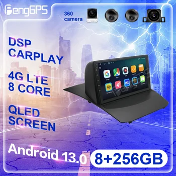 8+256 GB Android 13.0 Para Ford Fiesta De 2009-2014 auto-Rádio Gravador Reprodutor Multimédia wi-Fi de vídeo do carro GPS de Navegação de Chefe de Unidade