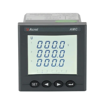 Display LCD digital medidor de tensão de 0,5 classe 3 fase de eletricidade voltímetro voltímetro programável