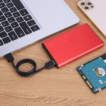 1 TB de Alta velocidade Portátil SSD Externo de Estado Sólido Unidade de disco Rígido de 2,5 polegadas HDD Caso SATA para USB3.0 Unidade de disco Rígido Compartimento para notebook PC