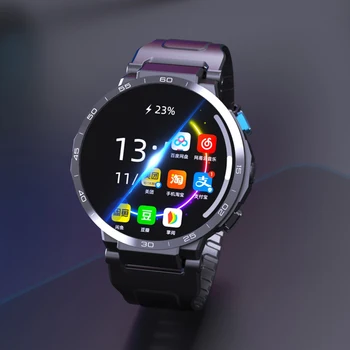 Smart Watch MTK6762 Octa-core GPS 16.polegadas 400*400 8MP Câmera HD de 128GB 1080mah Cartão SIM WIFI GPS frequência Cardíaca Global 4G Smartwatch