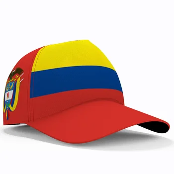 Colômbia Bonés de Beisebol Free 3d Feitos Nome e Número da Equipe Logotipo Co Chapéu Col País de Viagens Nação espanhola Bandeira da República do Arnês