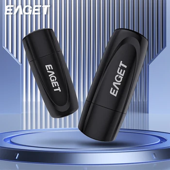 EAGET F1 Unidade Flash USB de Alta Velocidade Pendrive com Tampa 32GB 16GB 4GB 8GB Pen Drive de Disco Flash para Android Micro/PC/Carro/TV/Câmara