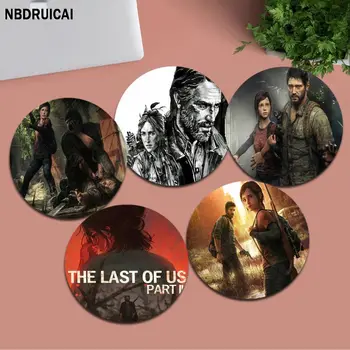 The Last Of Us É Anti-Derrapante Rodada Do Teclado Esteira Esteira De Tabela Alunos De Gabinete Gamer Ambiente De Trabalho Mousepad Copa Tapetes Secretária Tapetes