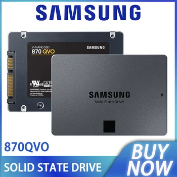 Samsung 870 QVO série de 2,5 polegadas, interface SATA3 para desktop portátil SSD 870 QVO 1 TB 2 TB 4 TB 8TB de unidades de estado sólido interno