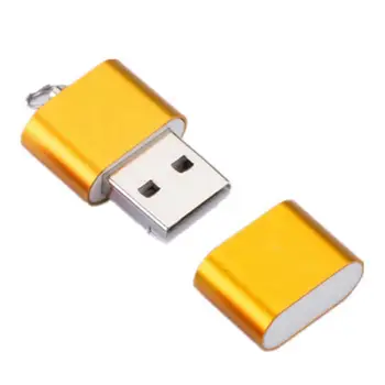 Novo Leitor de Cartão Mini Micro USB de Alta Velocidade em Liga de Alumínio Mini Leitor de Cartão do TF para o Portátil
