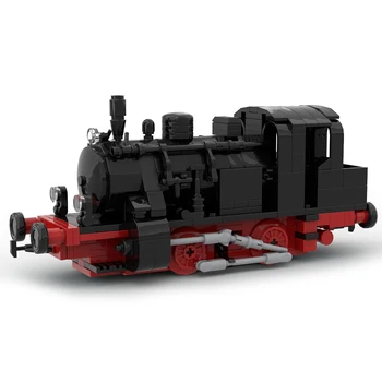 Autorizado MOC-45256 Retro Pequena Locomotiva a Vapor Modelo de Blocos de Construção de Conjunto (Versão Estática/431PCS)