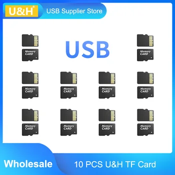 U&H Chips USB Flash Disk 10 Pcs Pendrive Frete Grátis Itens Pen Drive de 4GB/8GB/16GB/32GB/64GB/128GB/265GB Para Laptops Atacado