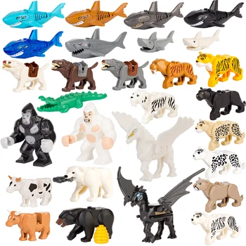 Único Vender Floresta Mundo Animal Zoo Figura De Ação Do Brinquedo Animais Dos Desenhos Animados Cavalo, Urso, Vaca Plásticos Modelo De Recolha De Brinquedos Para A Criança De Presentes