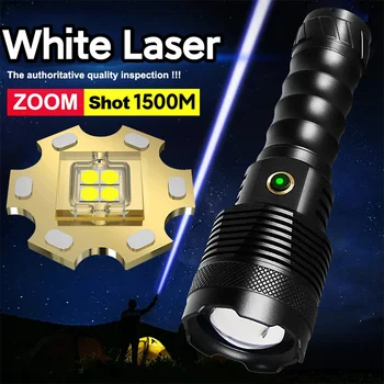 A mais brilhante de Alta Potência de Led Lanternas XHP360 Recarregável Lâmpada de Defesa pessoal Lanterna de Iluminação 3000m Lanterna Como Banco do Poder