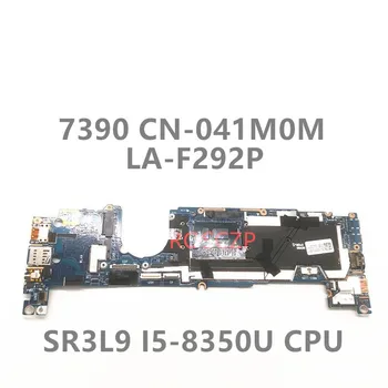 CN-041M0M 041M0M 41M0M placa-mãe Para DELL Latitude 7390 Laptop placa-Mãe LA-F292P Com SR3L9 I5-8350U de CPU de 100% a Funcionar Bem