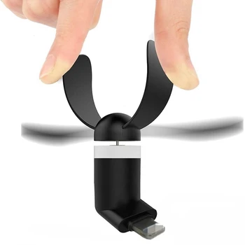 10PCS Mini Ventilador USB Para Celulares Portátil de Telefone Celular Fã Para o Bolso Fã de Viagem Fãs Plug Em Telefones Móveis