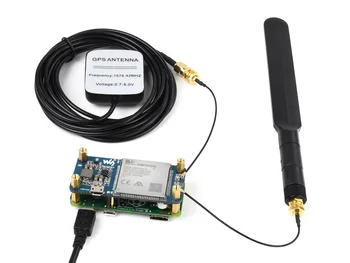 Waveshare SIM7600G-H 4G Hoed (B) Voor Raspberry Pi, lte Cat-4 4G / 3G / 2G Ondersteuning, Gnss Positionering, Global Banda