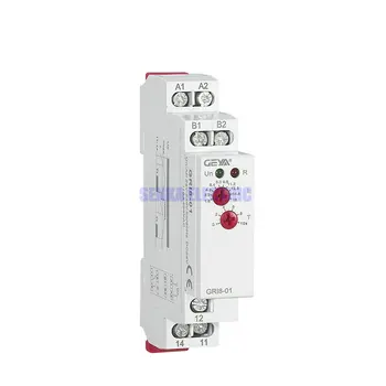 GRI8 Automática Ajustable de sobrecorrente Relé de Proteção de Monitoramento de 0,5 A-16A AC24-240V DC24V de Detecção de Corrente Relé de