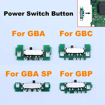 4pcs Para o GBA SP/GBC/GBA/GBP Jogo de Reparo do Console de Substituição em Novo No Off Placa do Interruptor da Alimentação