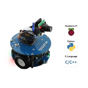 AlphaBot2 de Vídeo Inteligente Robô Alimentado Por Raspberry Pi 4 8G