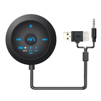 AOZBZ sem Fio Bluetooth Receptor de 3,5 mm de Carro de Música Receptor de Áudio Adaptador Car Kit Mãos-Livres Streaming de A2DP Kit Para som do Carro