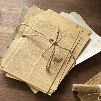 Dimi 57 Folhas de Antiguidades Medieval Registro Letras de Músicas Pontuação Poemas Scrapbooking Deco Papel Cartão de Fazer DIY Criatividade artigos de Papelaria