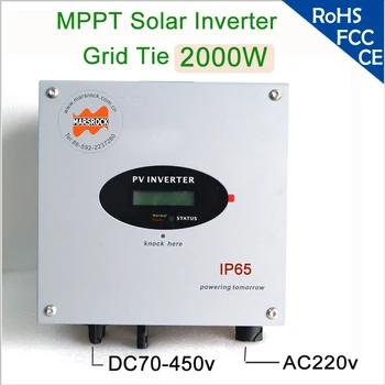 2000W 1 fase na grade inversor solar com RS485, RS232 interfaces para comunicação interna do interruptor da C.C.