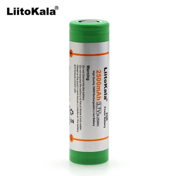 Liitokala 18650 bateria 2500mAh bateria Recarregável 3,6 V INR18650-25R 20A descarga para o E-cigarro lanterna uso