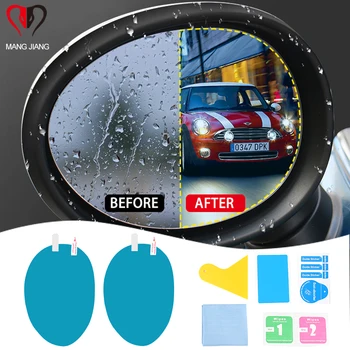 Espelho Retrovisor de carro de Água, à prova de chuva Filme Adesivos Para MINI COOPER F54 F55 F60 F56 F57 R55 R56 R57 R59 R60 R61 Acessórios do Carro