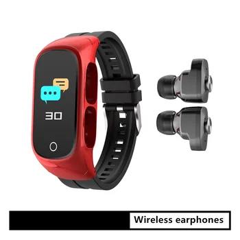 2023 Novo N8 Smart Watch, Com Fones de ouvido sem Fio TWS BT-compatível 5.0 Chamada Fone de ouvido IP67 Esporte Smart Watch Relógio Para Android Ios