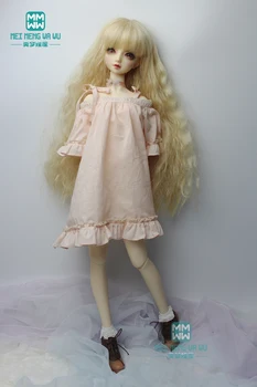 BJD boneca com roupas de menina de vestido se encaixa 60m 1/3 BJD boneca temperamento vestido em algodão