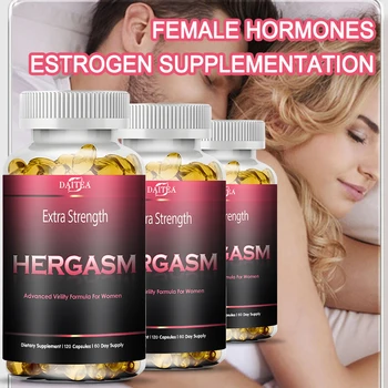 Daitea Feminino Estrogênio Suplemento - Ajuda A Equilibrar Os Níveis De Estrogênio, Aumentar O Prazer Sexual, O Suporte De Energia, Regular O Humor