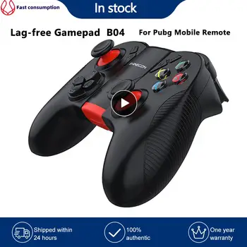 Novo Controlador de Jogo sem atrasos Gamepad B04 Gamepad Wireless Switch Controlador Para Pubg Remoto Móvel Gamepads Jogos Acessórios