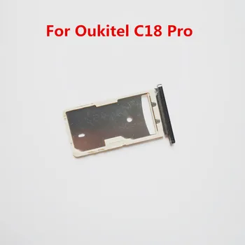 Novo Original Para Oukitel C18 PRO Suporte do Cartão Sim Bandeja de Cartão Slot Para Oukitel C18 PRO Smart telefone Celular
