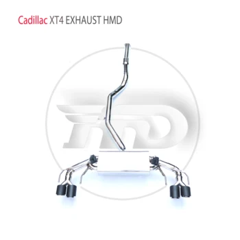 HMD Aço Inoxidável Sistema de Exaustão de Desempenho Catback é Adequado para Cadillac XT4 Carro Válvula de Escape