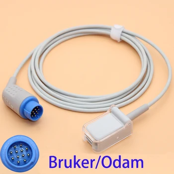 12pin para DB9 SpO2 sensor adaptador/extensoin cabo para Bruker/Odam monitor de paciente,Aplicar a BCI spo2 sonda.