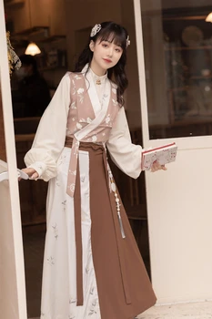 2023 Recém-Mulheres Antigas Chinesas Tradicionais Hanfu De Moda Feminina Moderna Hanbok Dinastia Tang Traje Vestido Feminino Conjuntos De