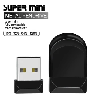 Super Mini Alta Velocidade USB Flash Drive 64GB 32GB 16GB 4GB 8GB Impermeável Pen Drive Multifuncional U pau pequeno bonito presente