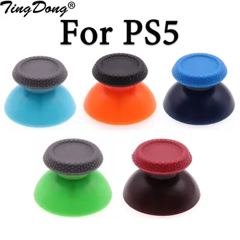 TingDong 50pcs 3D Joystick Analógico Vara da tampa do Módulo de Cogumelo Para PS5 Controlador Direcional Capa dupla e tampa em cores