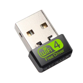 150Mbps USB DE 2,4 G wi-Fi do Receptor Plug and Play Livre no disco Adaptador de wi-Fi para o Portátil da área de Trabalho do Computador