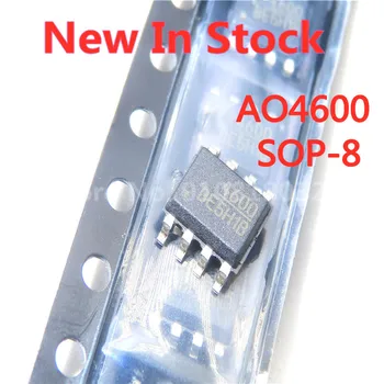 5PCS/MONTE AO4600 4600 SOP-8 N+P canal 30V MOS transistor de efeito de campo Em Estoque, NOVO, original IC