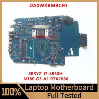 L46656-001 L62393-001 placa-mãe Para o Portátil HP placa-Mãe DA0WKBMBCF0 Com SR3YZ I7-8850H CPU N18E-G3-A1 RTX2080 GPU 100% Testado