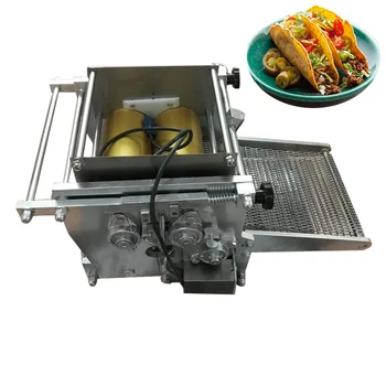 Restaurante chapati tacos mexicanos criador comercial de milho tortilla que faz a máquina