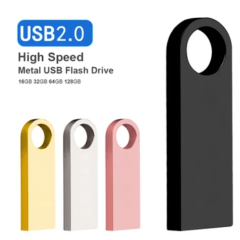 USB 2.0 Pendrive 128GB 64GB 32GB 16GB 8GB USB Flash Drive 8GB 16GB 32GB 64GB de 128 gb Pen Drive USB 2.0 Flash Drive o Melhor Presente que