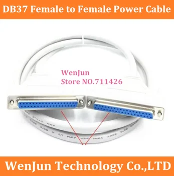 Alta Qualidade DB37 fêmea para fêmea do cabo de extensão de energia DB 37pin fêmea DB 37pin fêmea do cabo de expansão
